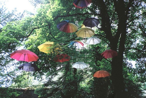 group umbrellas